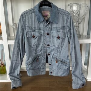 Bundle 5 items @ 20$, pay only 60$ - Light Blue Jacket With Corduroy